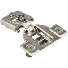 3390 Series 1/2 Inch Overlay Compact Concealed European Cabinet Door Hinge with 105 Degree Opening Angle and Self-Close Function - Single Hinge