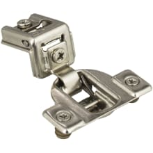 3390 Series 1-1/4 Inch Overlay Compact Concealed European Cabinet Door Hinge with 105 Degree Opening Angle and Self-Close Function - Single Hinge