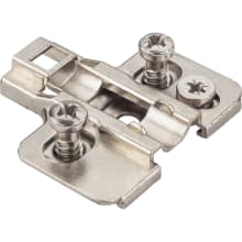 700 Series Clip On Mounting Plate with 2mm Height Adjustment for Concealed Euro Hinges - Single