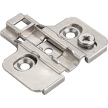700 Series Mounting Plate with 2mm Height Adjustment for Concealed Euro Hinges - Single