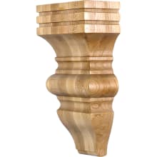 Corbel with Baroque Styling, 10"H x 5"W x 3"D