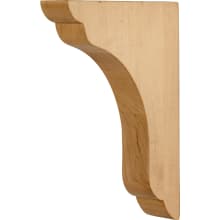 Corbel with Decorative Styling, 10"H x 1-3/4"W x 7"D