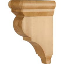 Corbel with Decorative Styling, 8"H x 3"W x 5-1/2"D