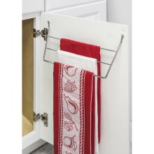 Door Mount 3 Tier Dish Towel Holder / Dish Cloth Rack / Kitchen Towel Hanger