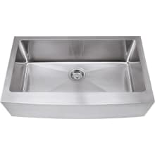 35-7/8" x 20-3/4" Stainless Steel Single Bowl Basin 9"D Farmhouse Apron Front Kitchen Sink
