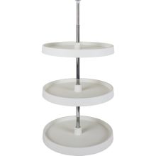 18 Inch Full Circle Lazy Susan Two Shelf Set