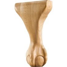 Foot with Queen Anne Styling, 8"H x 4-1/2"W x 2-3/4"D - FINAL SALE