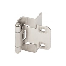 1/2 Inch Overlay Adjustable Wrap Cabinet Door Hinge With Self Closing - 100 Pairs Pack