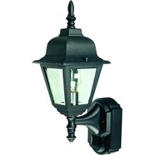 1 Light 180 Degree Motion Activated Outdoor Wall Sconce