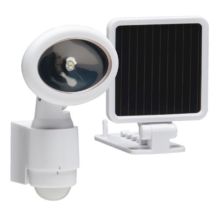 LED Motion Activated Solar Powered Single Head Outdoor Flood Light