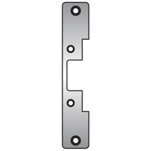 6-7/8 Inch Faceplate for HES 5000 Series Electric Strikes for Cylindrical Locksets Includes Universal Mounting Tabs