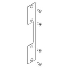 Faceplate for HES 1006 Series Electric Strikes for Mortise Lockset where the Deadbolt is for Night-Latch Function Only with Wood Application