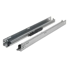 Quadro V6 18 Inch Full Extension Concealed Drawer Slides with 90 Pound Weight Capacity and Soft Close - Pair