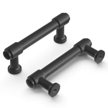 Piper 3" Center to Center Modern Industrial Pipe Style Cabinet Bar Handle / Drawer Bar Pull