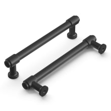 Pack of 10 - Piper 5-1/16" Center to Center Modern Industrial Pipe Style Cabinet Handles / Drawer Pulls
