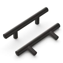Pack of 10 - Bar Pulls 2-1/2" Center to Center Round Bar Cabinet Handles / Drawer Bar Pulls