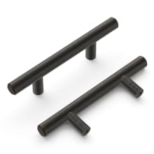 Bar Pulls 2-1/2" Center to Center Contemporary Round Bar Cabinet Handle / Drawer Bar Pull