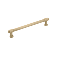 Piper 6-5/16" Center to Center Modern Industrial Pipe Cabinet Bar Handle / Drawer Bar Pull