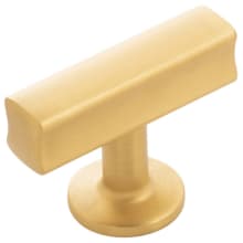 Pack of 10 - Woodward 1-15/16" W Soft Edge T Bar Cabinet Knobs / Drawer Knobs