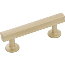 Pack of 10 - Woodward 3" Center to Center Square Bar Cabinet Handles / Drawer Pulls