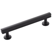 Pack of 10 - Woodward 5-1/16" Center to Center Soft Square Bar Cabinet Handles / Drawer Pulls