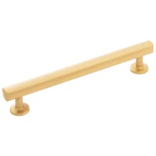 Pack of 10 - Woodward 6-5/16" Center to Center Soft Square Bar Cabinet Handles / Drawer Pulls