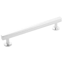 Pack of 10 - Woodward 6-5/16" Center to Center Soft Square Bar Cabinet Handles / Drawer Pulls