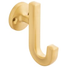Pack of 5 - Woodward 1-3/4" Wide Soft Square Bathroom Towel Robe Hooks