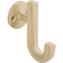 Pack of 5 - Woodward 1-3/4" Wide Soft Square Bathroom Towel Robe Hooks