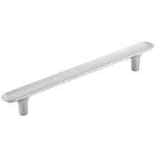 Maven Pack of (5) 6-5/16" Center to Center Oval Flat Concave Modern Bar Cabinet Handles / Drawer Pulls