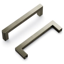 Skylight 3-3/4 Inch (96mm) Center to Center Modern Square Cabinet Handle / Square Drawer Pull