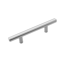 Contemporary 3" (76mm) Center to Center Round Bar Cabinet Handle / Round Bar Drawer Pull