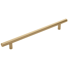 Pack of 5 - Bar Pulls 7-9/16" Center to Center Smooth Round Bar Cabinet Handles / Drawer Bar Pulls