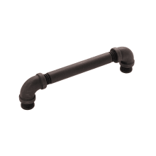 Pipeline 5-1/16" (128mm) Center to Center Industrial Vintage Pipe Style Cabinet Handle / Drawer Pull