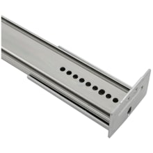 16 Inch 3/4 Extension Center Mount Concealed Drawer Slides with 35 Pound Weight Capacity - Pack of 5