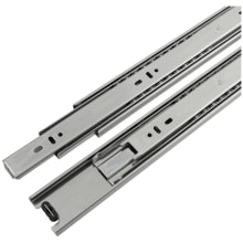 20 Inch Full Extension Side Mount Ball Bearing Drawer Slides with 100 Pound Weight Capacity - Pack of 10