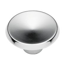 Metropolis 1-1/2 Inch Round Concave Top Cabinet Knob / Drawer Knob with Mounting Hardware