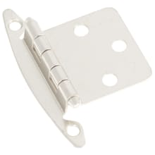 Pack of (10 Paris) - Inset Traditional Cabinet Door Hinges with 110 Degree Opening Angle - Total 20