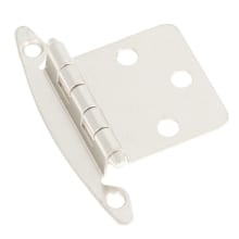 Partial Overlay Traditional Cabinet Door Hinge (Package of 2)