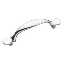 Conquest 3 Inch Center to Center Vintage Country Simple Arch Cabinet Handle / Drawer Pull