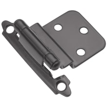 (25) Pairs - 3/8 Inch Inset Surface Face Frame Self Close Cabinet Hinges with 94 Degree Opening Angle - Total of 50