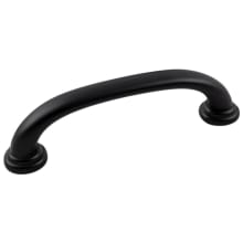 Zephyr 3-3/4" Center to Center Modern Industrial Curved Cabinet Handle / Drawer Pull