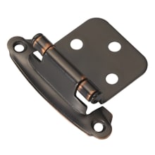 Full Inset Traditional Cabinet Door Hinge with Self Closing Function (Package of 2)