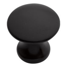 Luna 1" Round Contemporary Mushroom Cabinet Knob / Drawer Knob