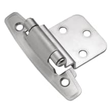 Partial Inset Traditional Cabinet Door Hinge with Self Closing Function (Package of 2)