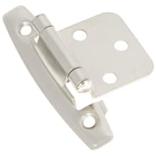 Variable Overlay Traditional Cabinet Door Hinge with 110 Degree Opening Angle - Pack of 20