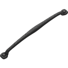 Pack of 5 - Refined Rustic 18" Center to Center Raw Blacksmith Style Cabinet Handles / Drawer Pulls