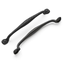 Refined Rustic Pack of (5) 12" Center to Center Rustic Blacksmith Style Appliance Handles / Appliance Pulls
