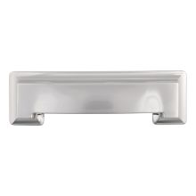 Studio 3 and 3-3/4" Dual Center to Center Square Block Cabinet Cup Pull / Drawer Cup Pull