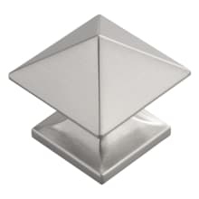 Studio Pack of (10) - 1 Inch Square Pyramid Top Cabinet Knobs / Drawer Knobs